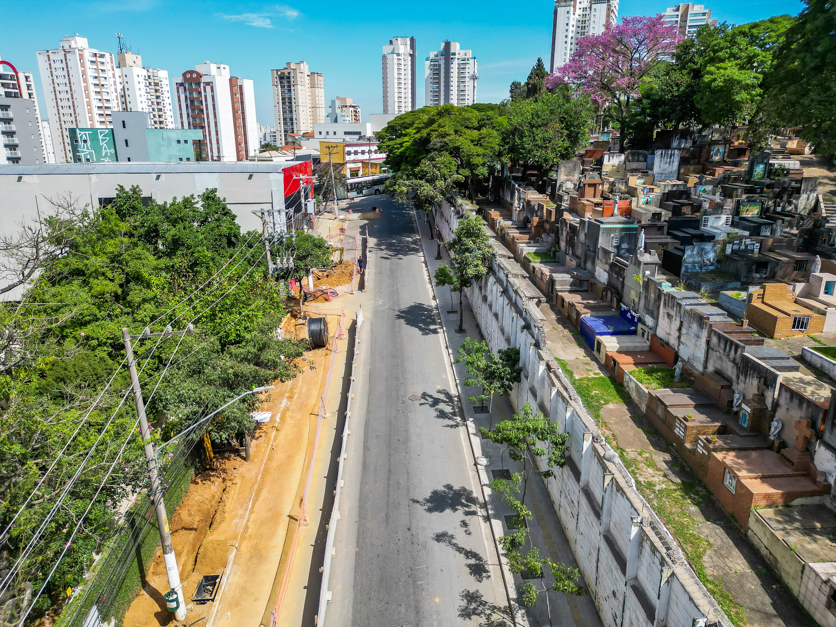 Obras de requalificação do corredor de ônibus da Av. Imirim avançam para melhorar a mobilidade urbana da zona norte